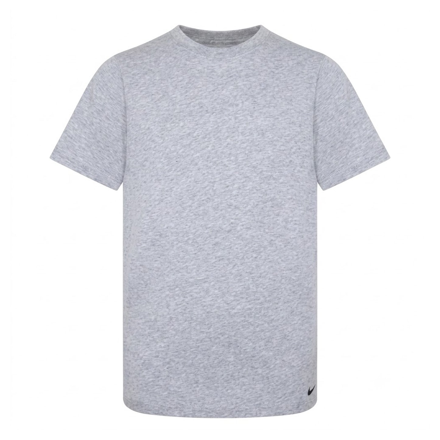 Grey-Black - Side - Nike Boys Essential Solid Regular T-Shirt (Pack of 2)