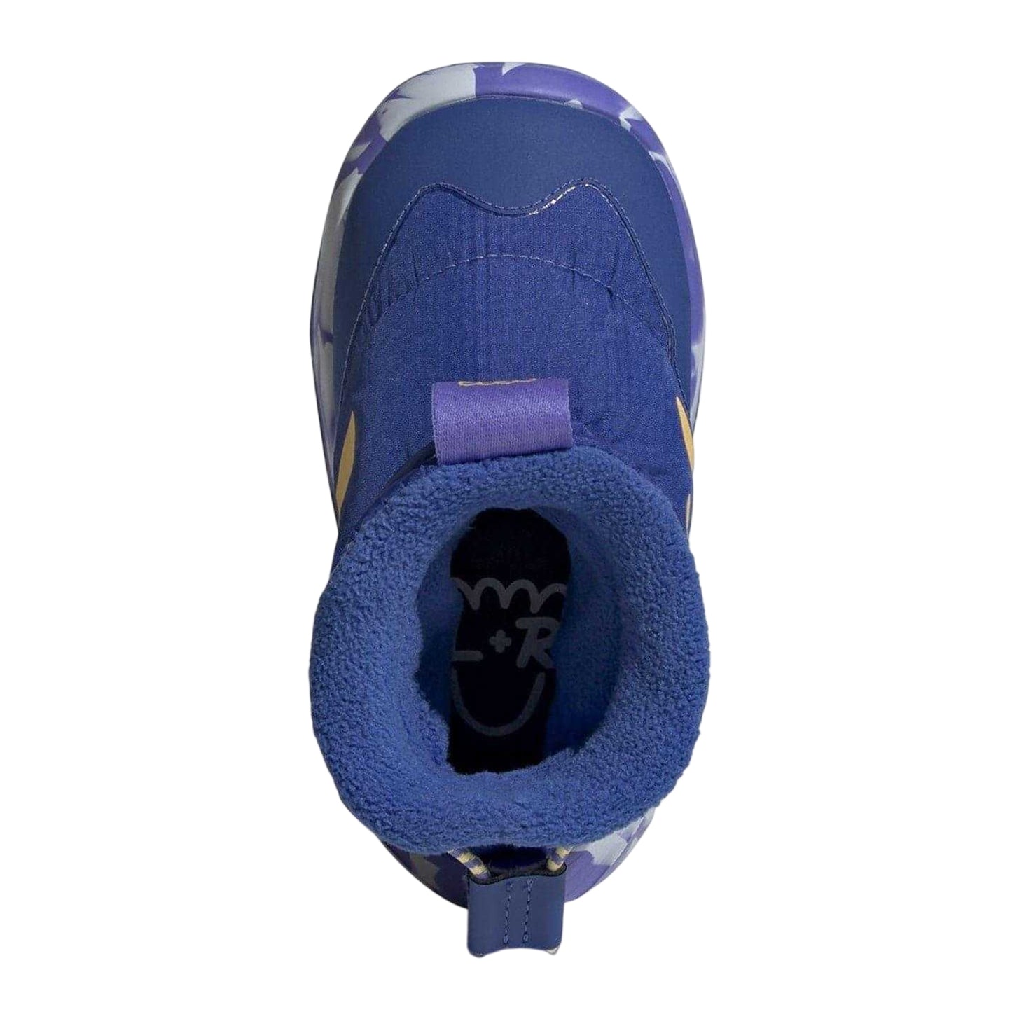 Royal Blue-Spark - Pack Shot - Adidas Childrens-Kids Monofit Marble Winter Boots