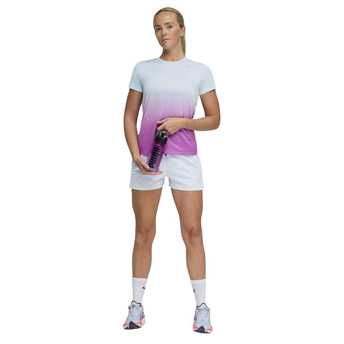 Orchid - Lifestyle - Puma Unisex Adult Hyrox Ombre Knitted Regular T-Shirt