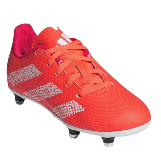 Orange - Front - Adidas Childrens-Kids Soft Ground Rugby Boots