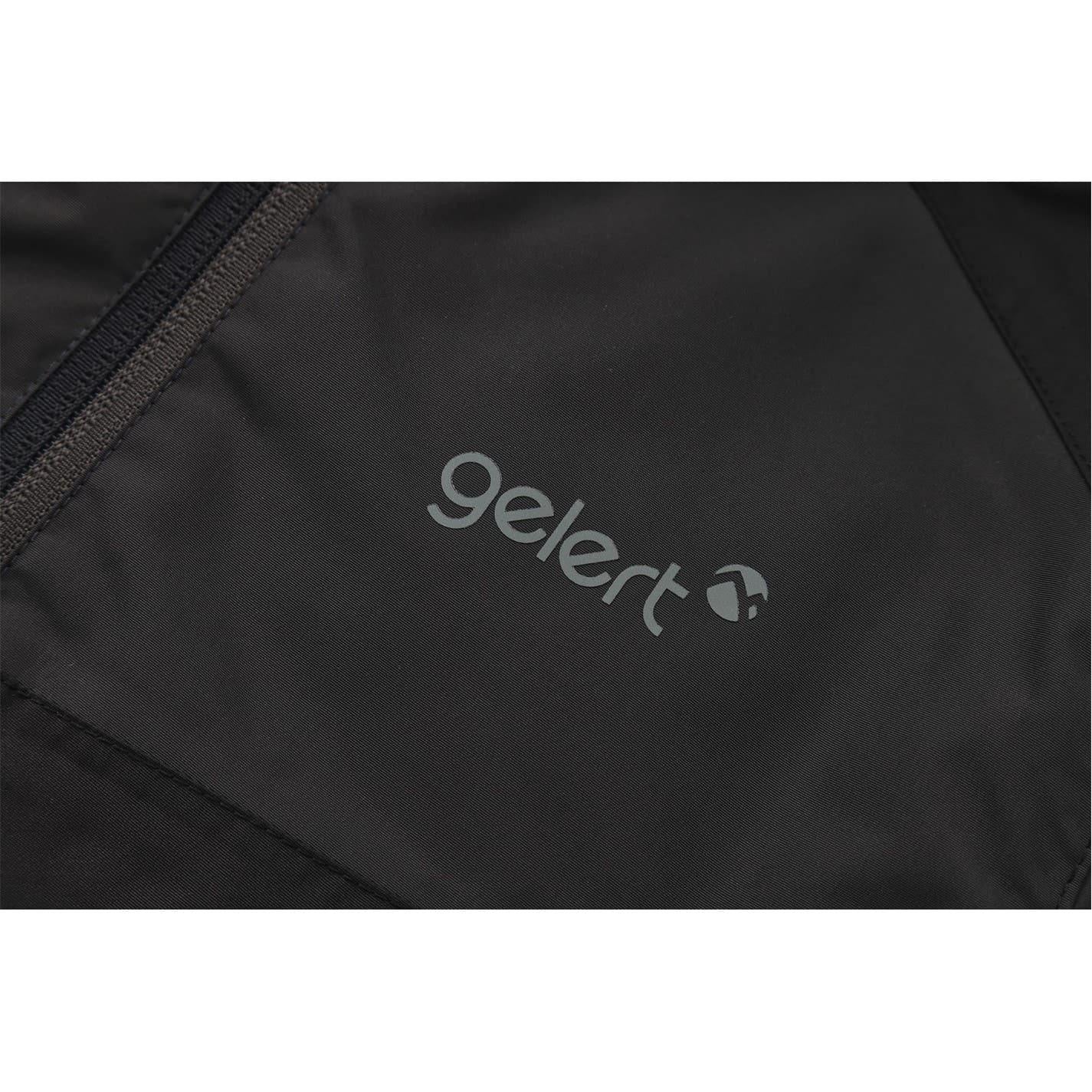 Black - Pack Shot - Gelert Boys Waterproof Full Zip Raincoat