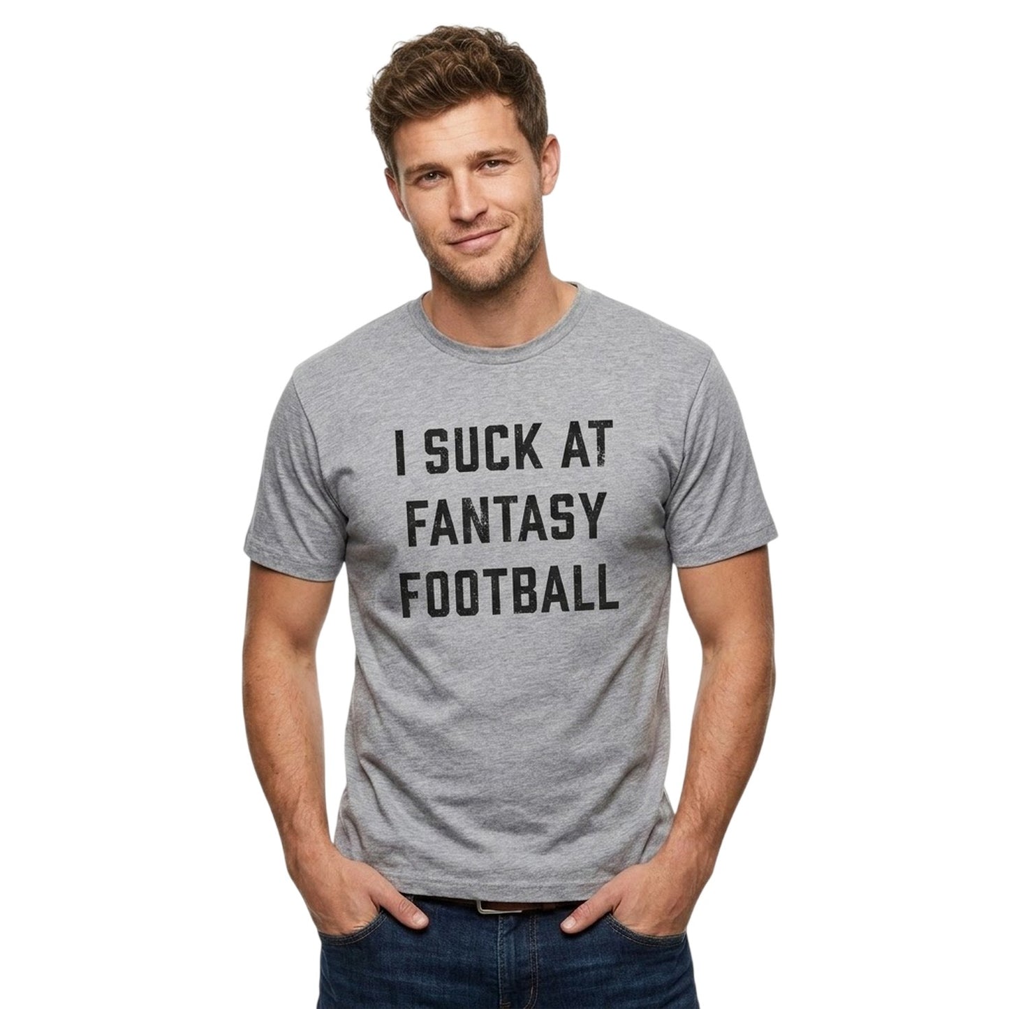Grey - Back - AWD Unisex Adult Slogan Regular Short-Sleeved T-Shirt