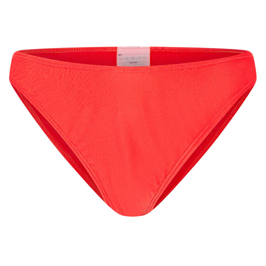 Red - Front - Brave Soul Womens-Ladies Mid Rise Bikini Bottoms