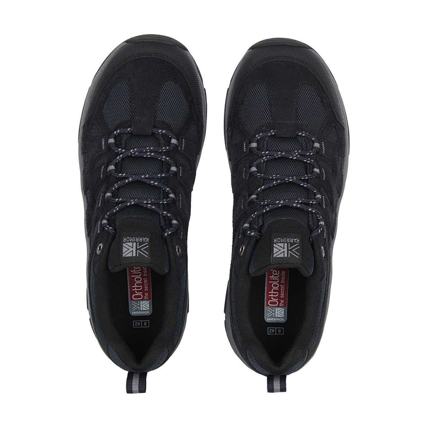 Navy - Lifestyle - Karrimor Mens Summit Leather Walking Shoes