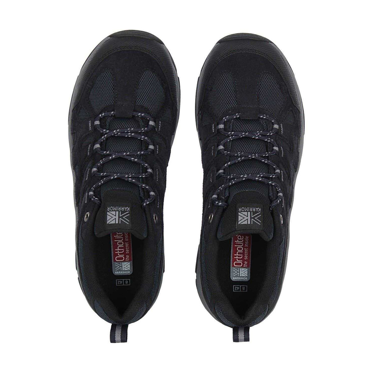 Navy - Lifestyle - Karrimor Mens Summit Leather Walking Shoes