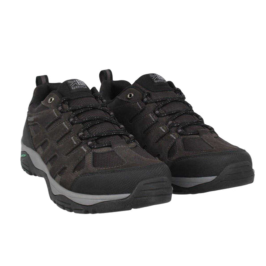 Charcoal - Front - Karrimor Mens Summit Leather Walking Shoes