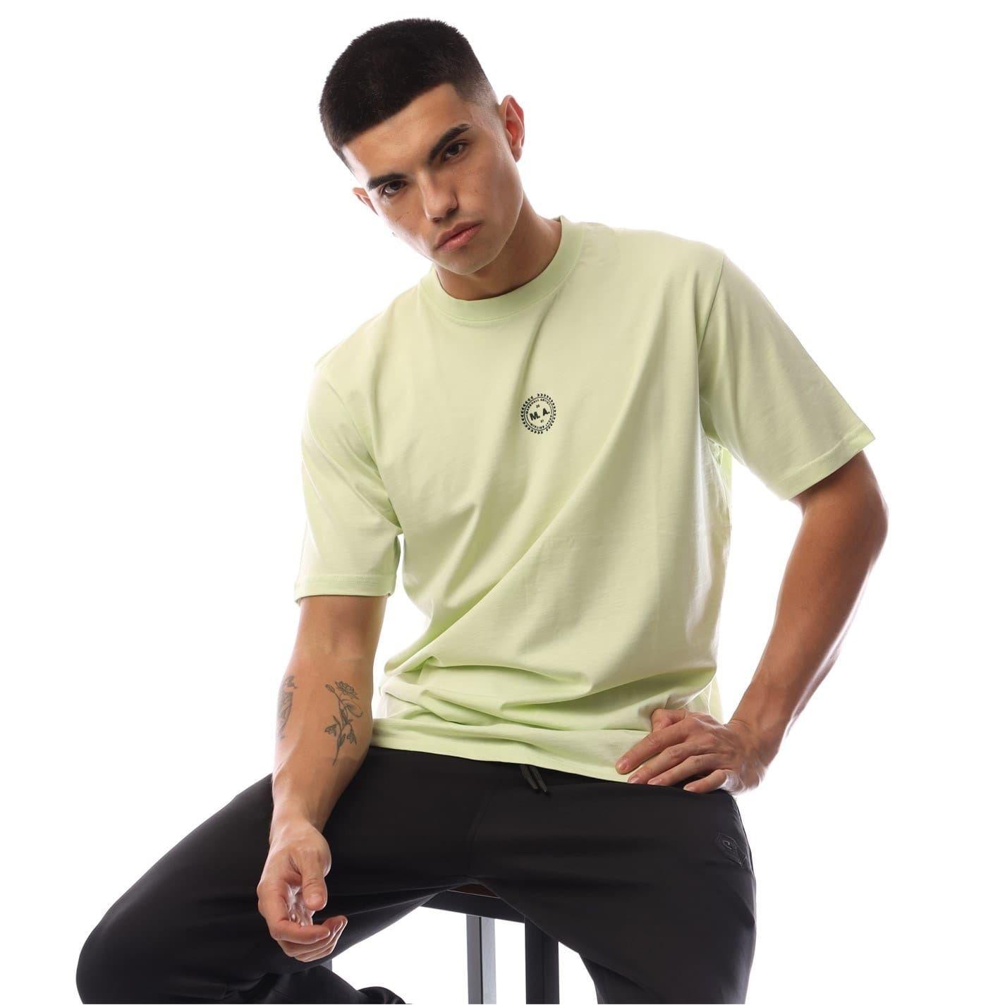 Lime - Lifestyle - Marshall Artist Mens Logo Jersey Regular T-Shirt