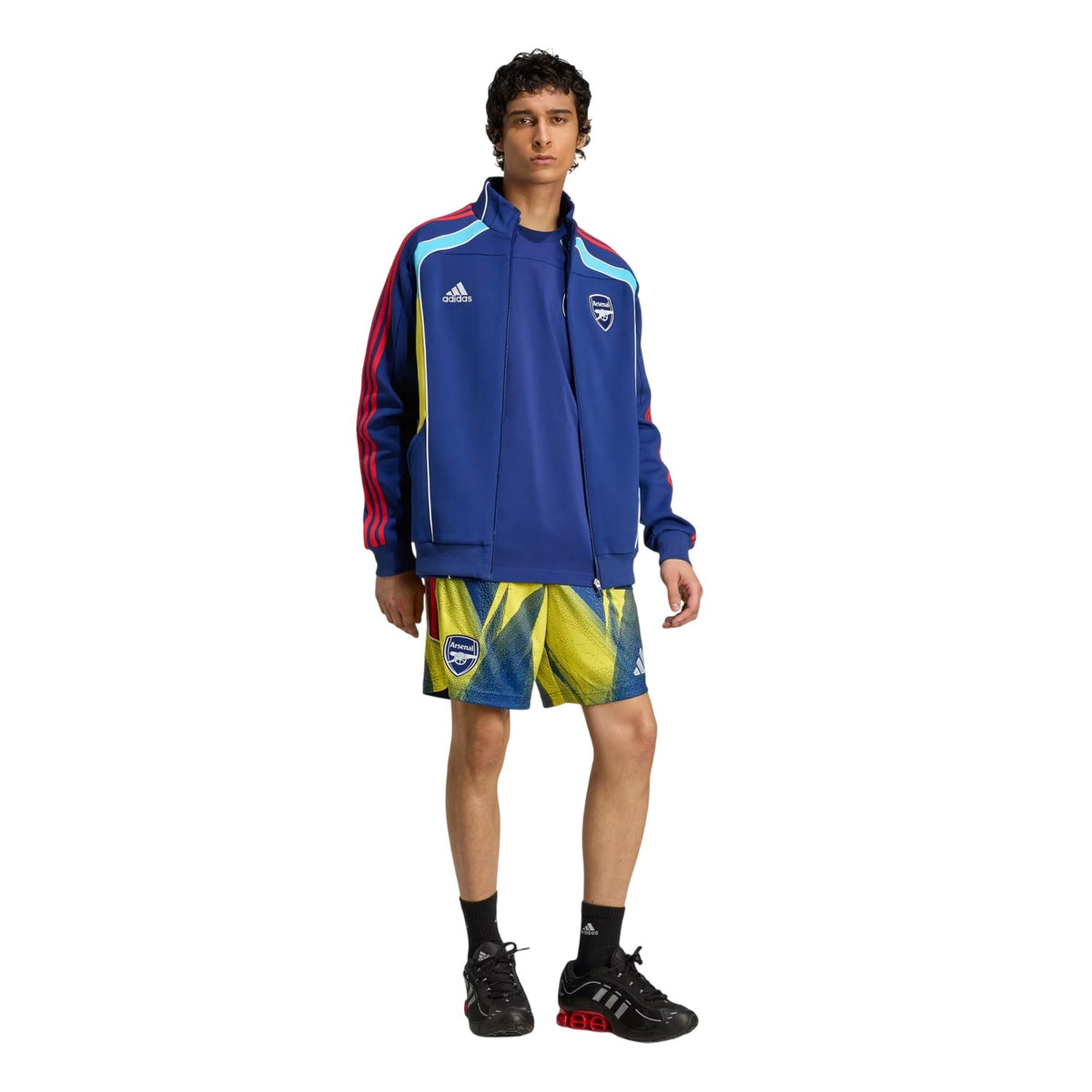 Blue-Yellow - Lifestyle - Adidas Unisex Adult Arsenal FC T-Shirt