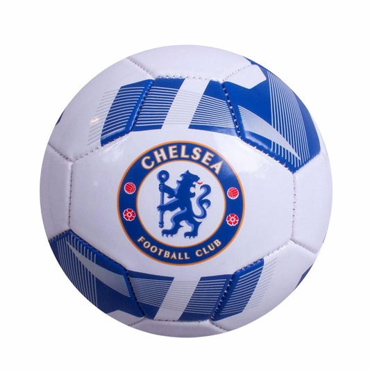 White-Blue - Front - Chelsea FC Team Blast Training Football