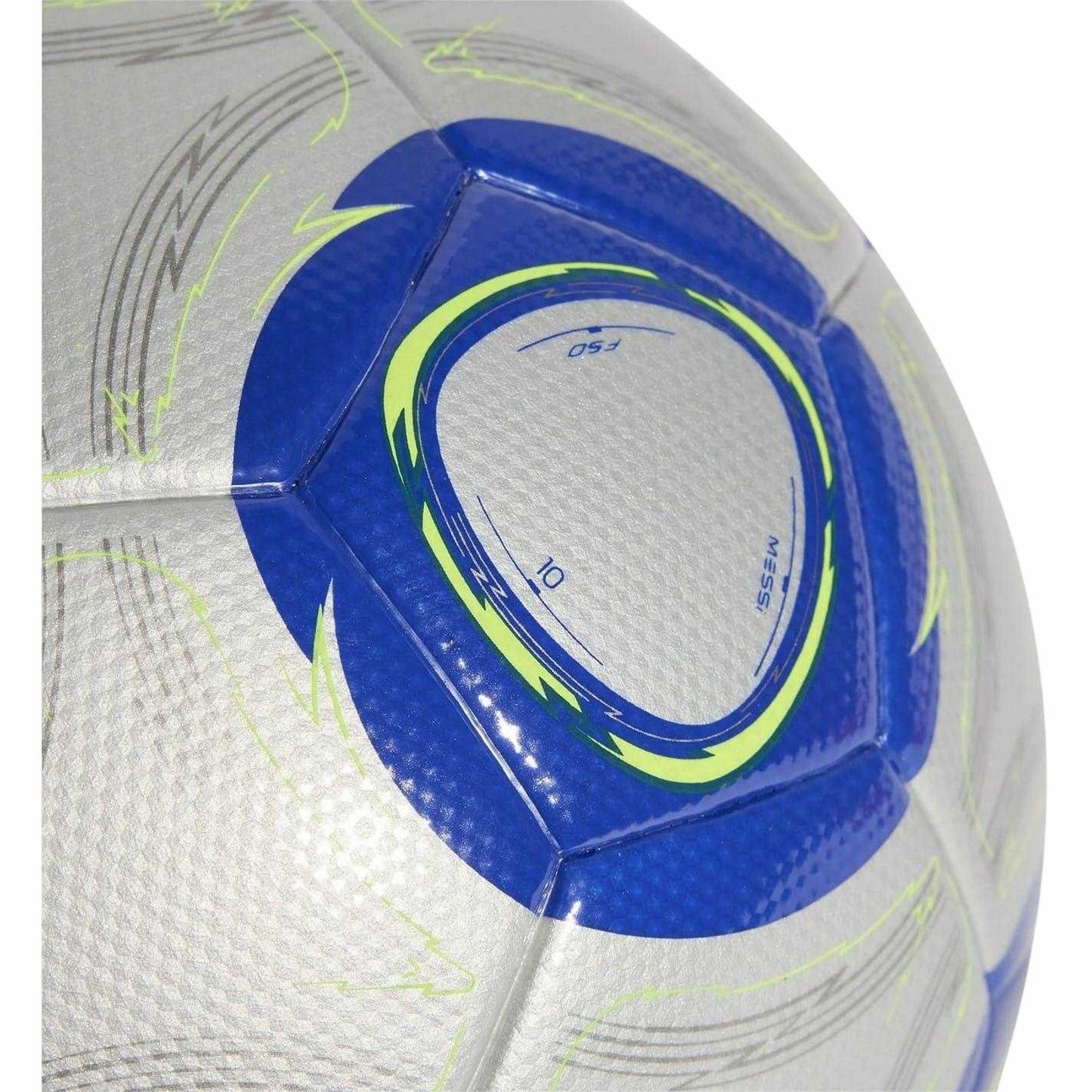 Silver-Blue - Side - Adidas Unisex Adult Messi F50 Football