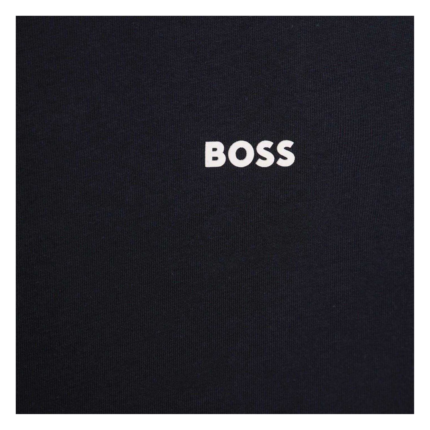 Navy - Side - Boss Boys Small Logo T-Shirt