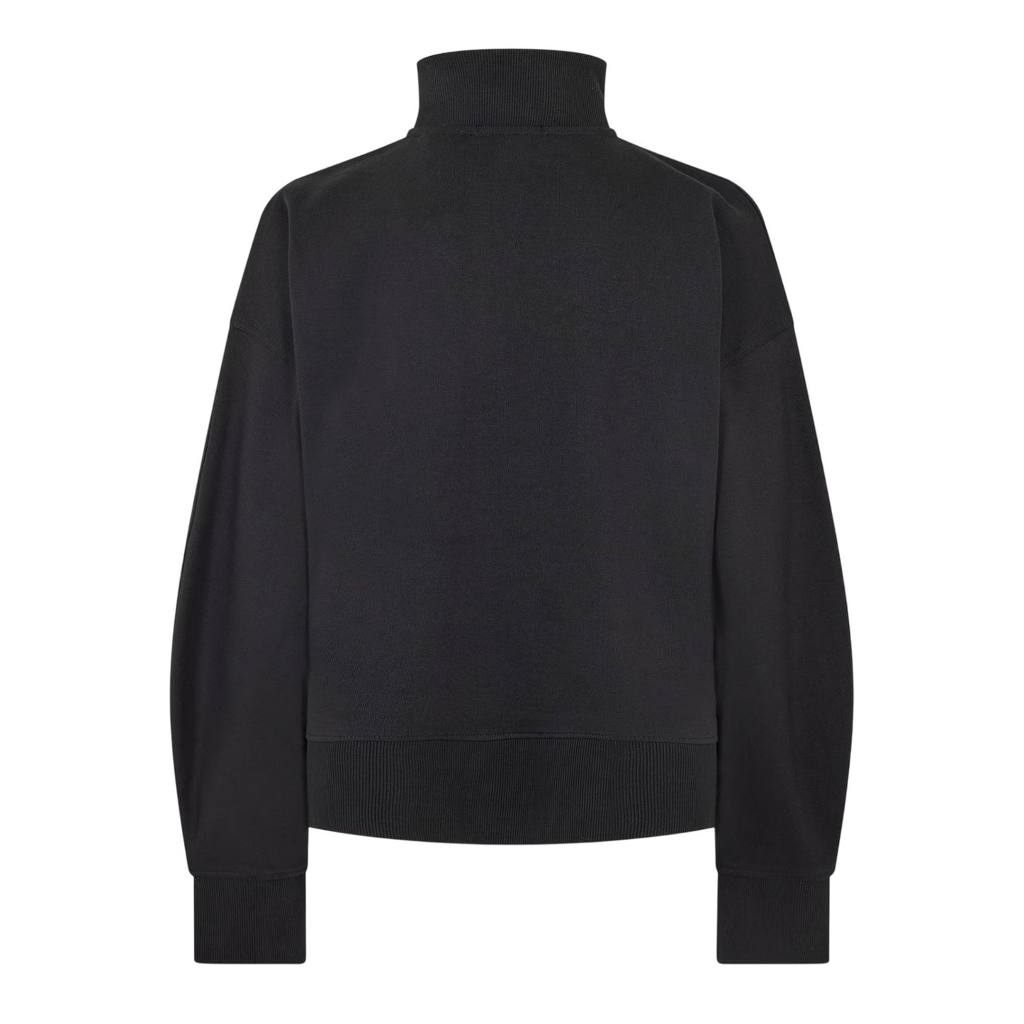Black - Back - Timberland Womens-Ladies Fleece Quarter Zip Sweatshirt