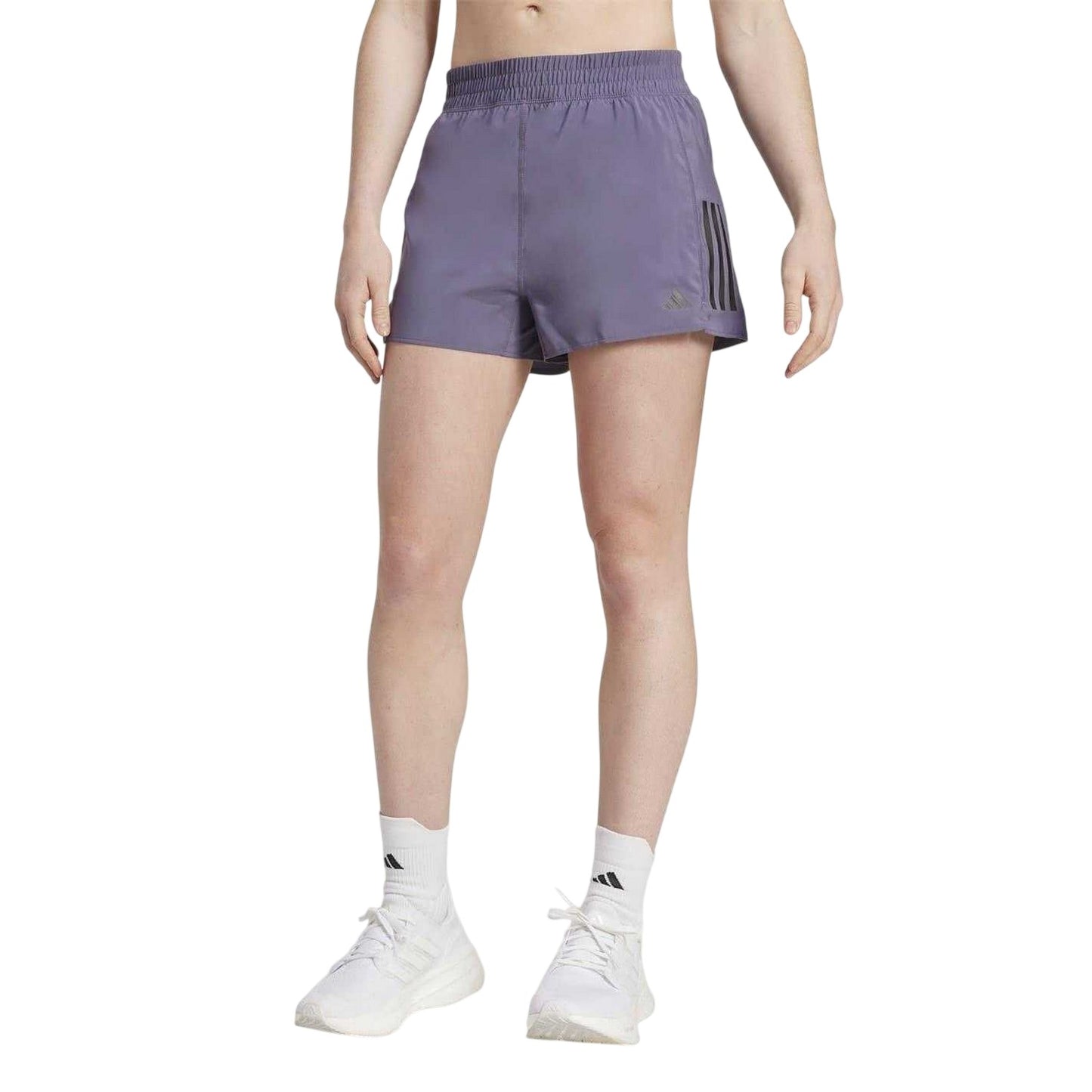 Purple - Lifestyle - Adidas Womens-Ladies Own The Run Running Shorts