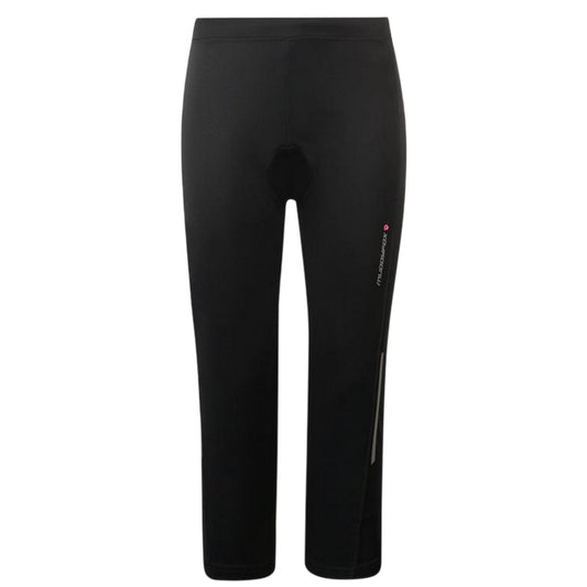 Black - Front - Muddyfox Womens-Ladies Cycling Capri Shorts