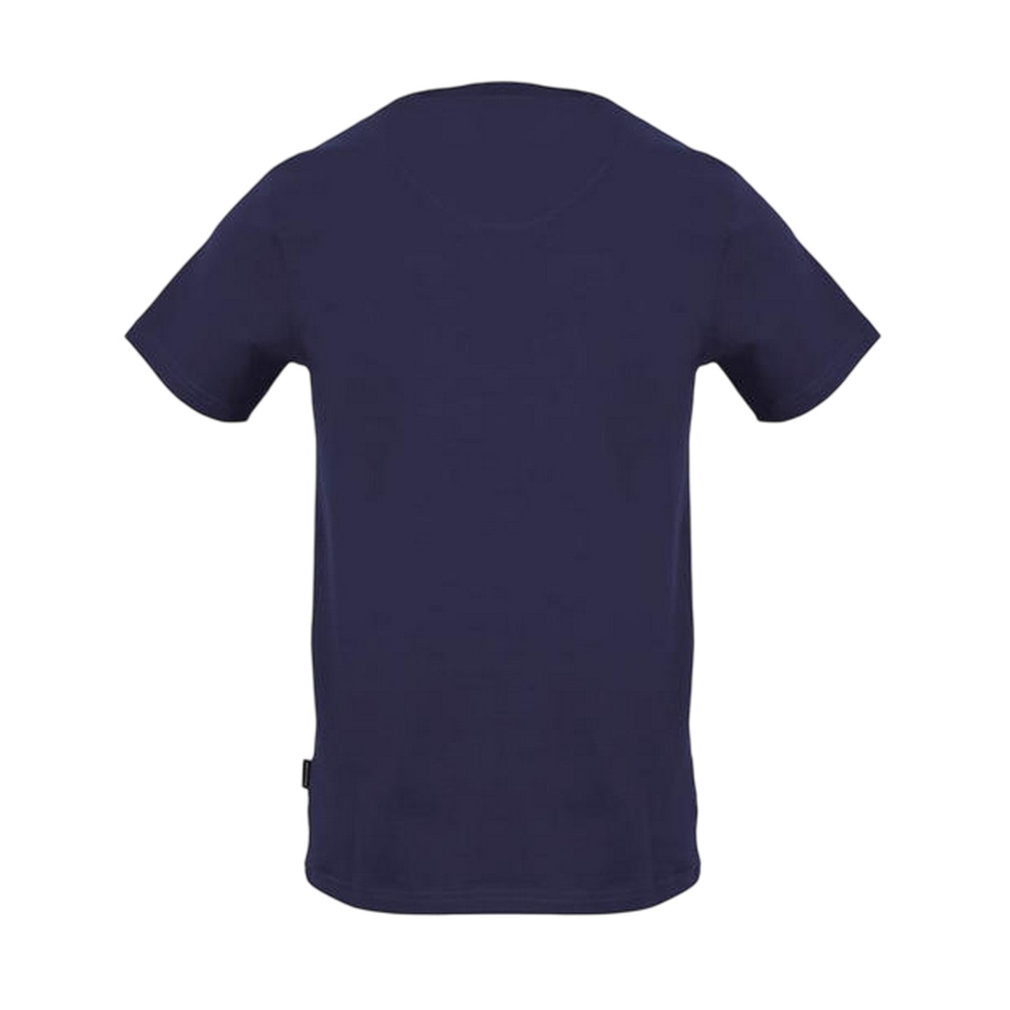 Navy - Back - Aquascutum Mens Arched Logo Crew Neck T-Shirt