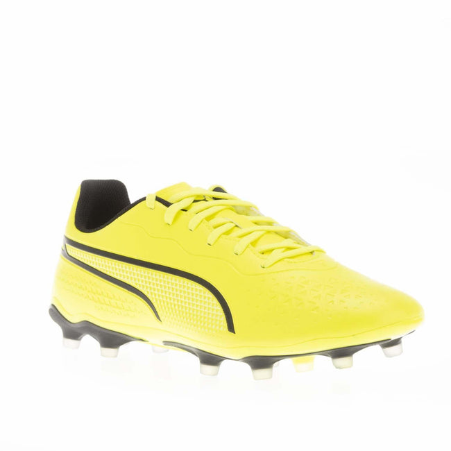 Lime - Front - Puma Mens King Match FG-AG Football Boots