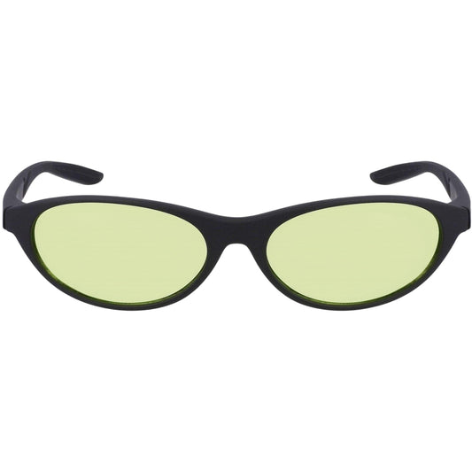 Matte Black-Volt - Front - Nike Unisex Adult Retro E Oval Sunglasses