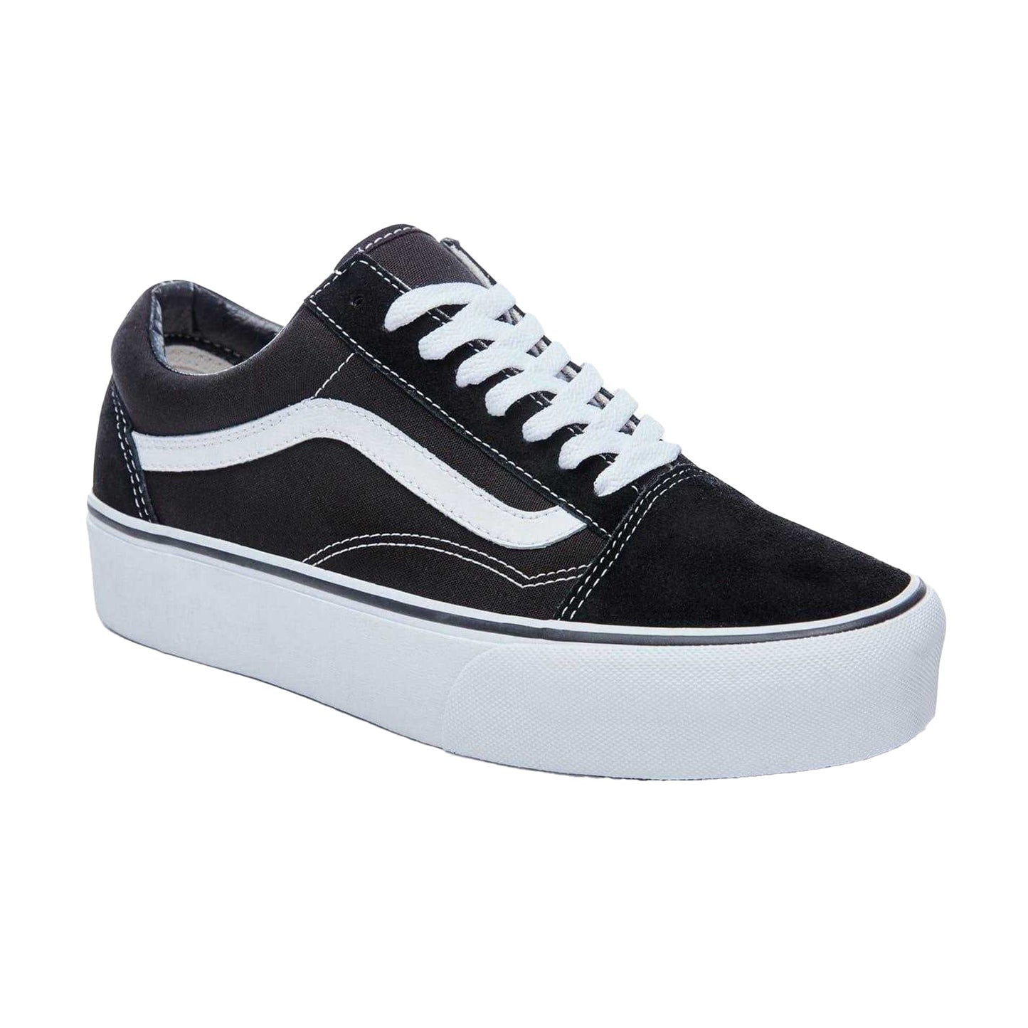 Black-White - Pack Shot - Vans Unisex Adult Old Skool Suede Skate Shoes