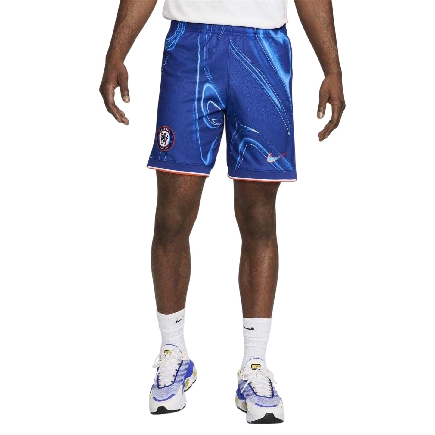 Blue - Side - Nike Mens 24-25 Chelsea FC Football Shorts