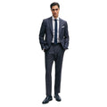 Dark Blue - Side - Boss Mens H-Genius Slim Trousers