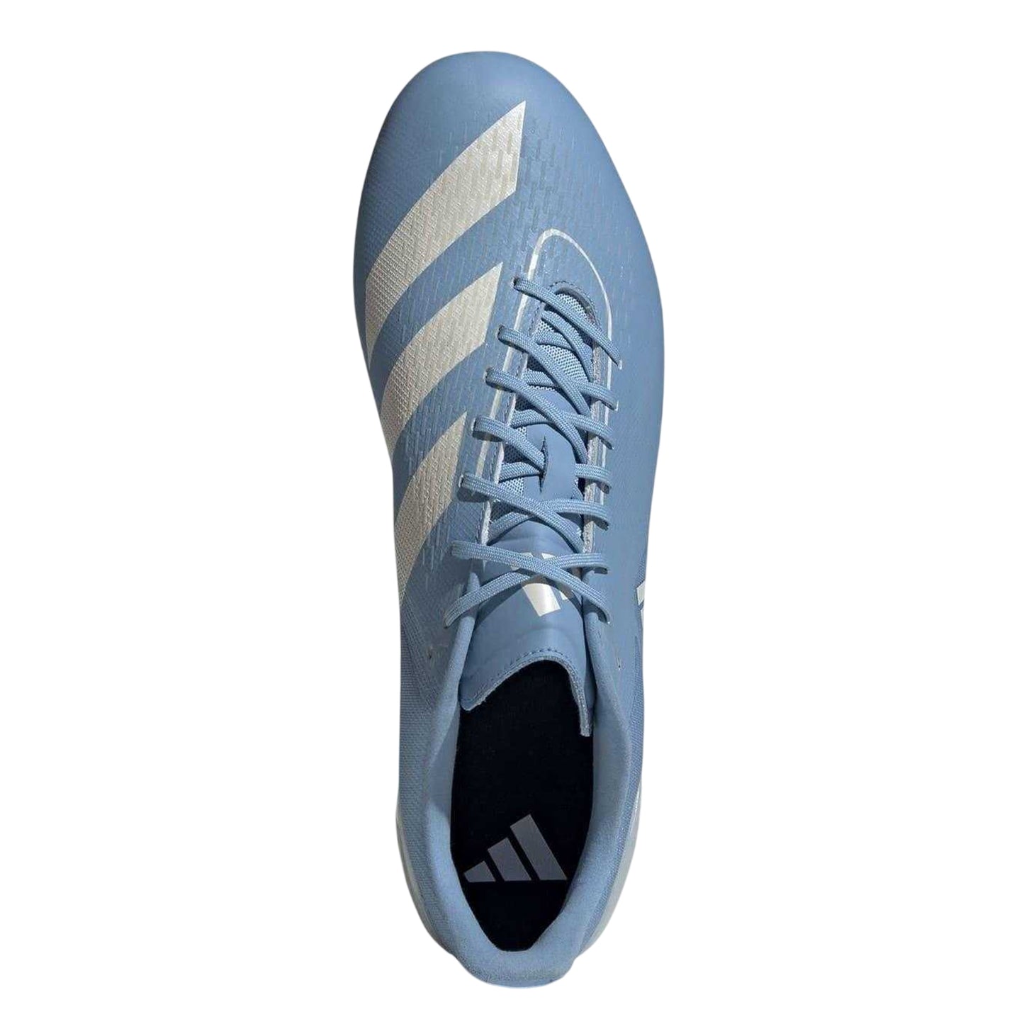 Light Blue - Pack Shot - Adidas Mens RS15 Pro Leather Firm Ground Rugby Boots