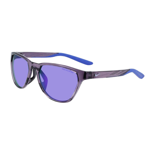 Purple-Grey-Violet - Front - Nike Mens Maverick Rise Square Frame Sunglasses