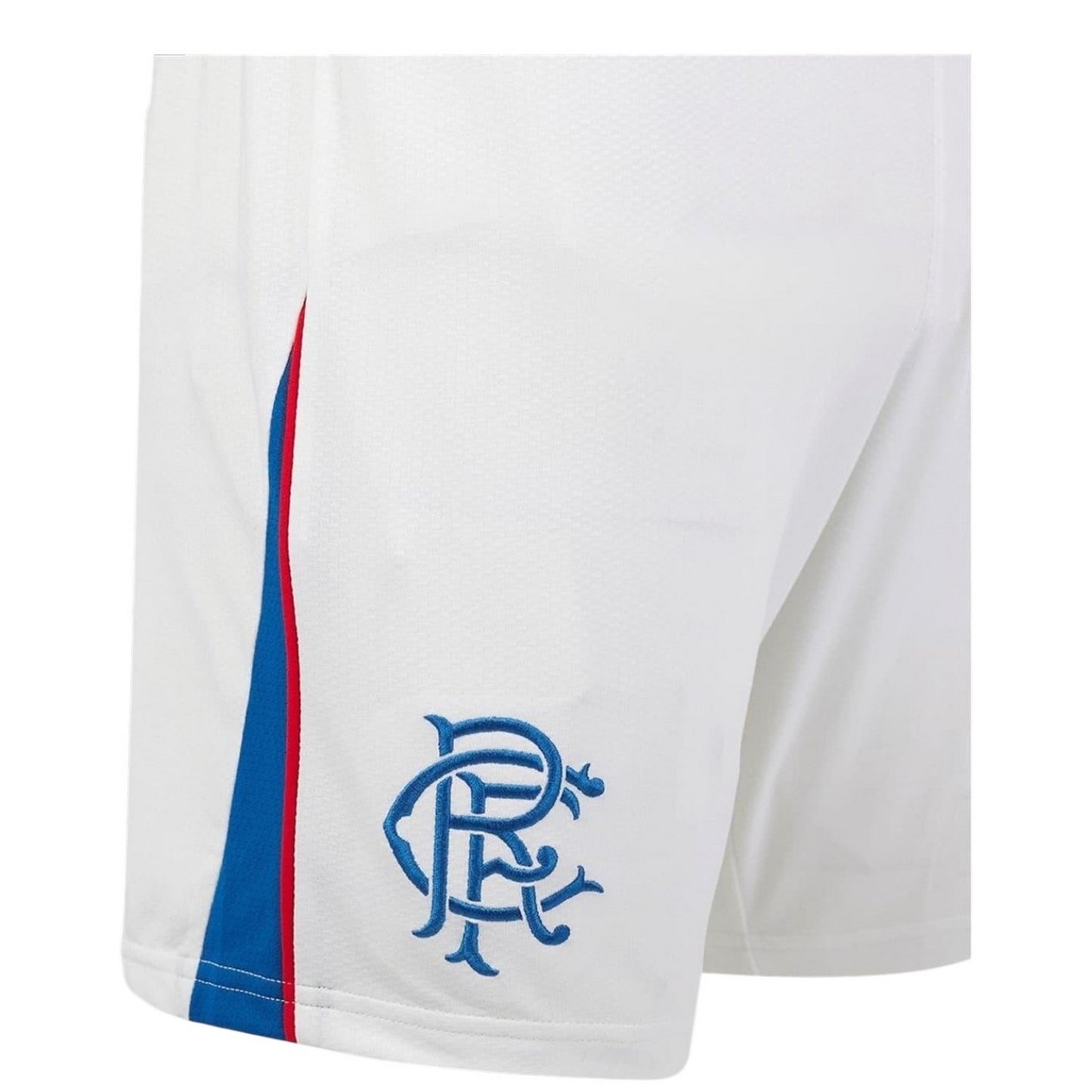White-Blue - Side - Rangers FC Unisex Adult Castore Football Shorts