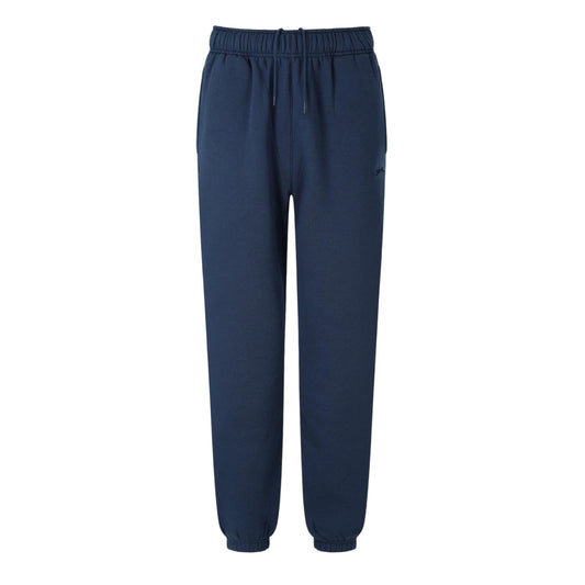 Steel Blue - Front - Slazenger Mens Fleece Cuffed Jogging Bottoms