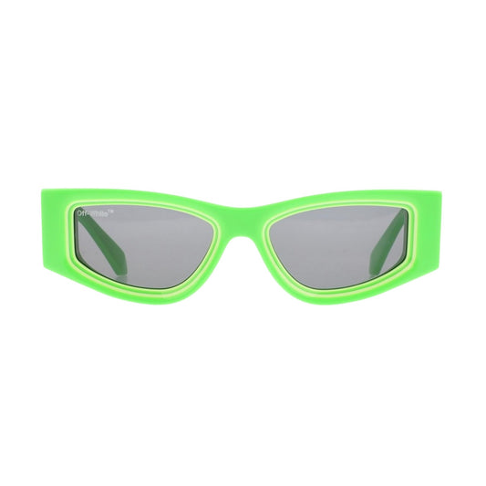 Green - Front - Off White Andy Geometric Sunglasses