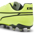 Lime - Close up - Puma Mens King Match MG Football Boots