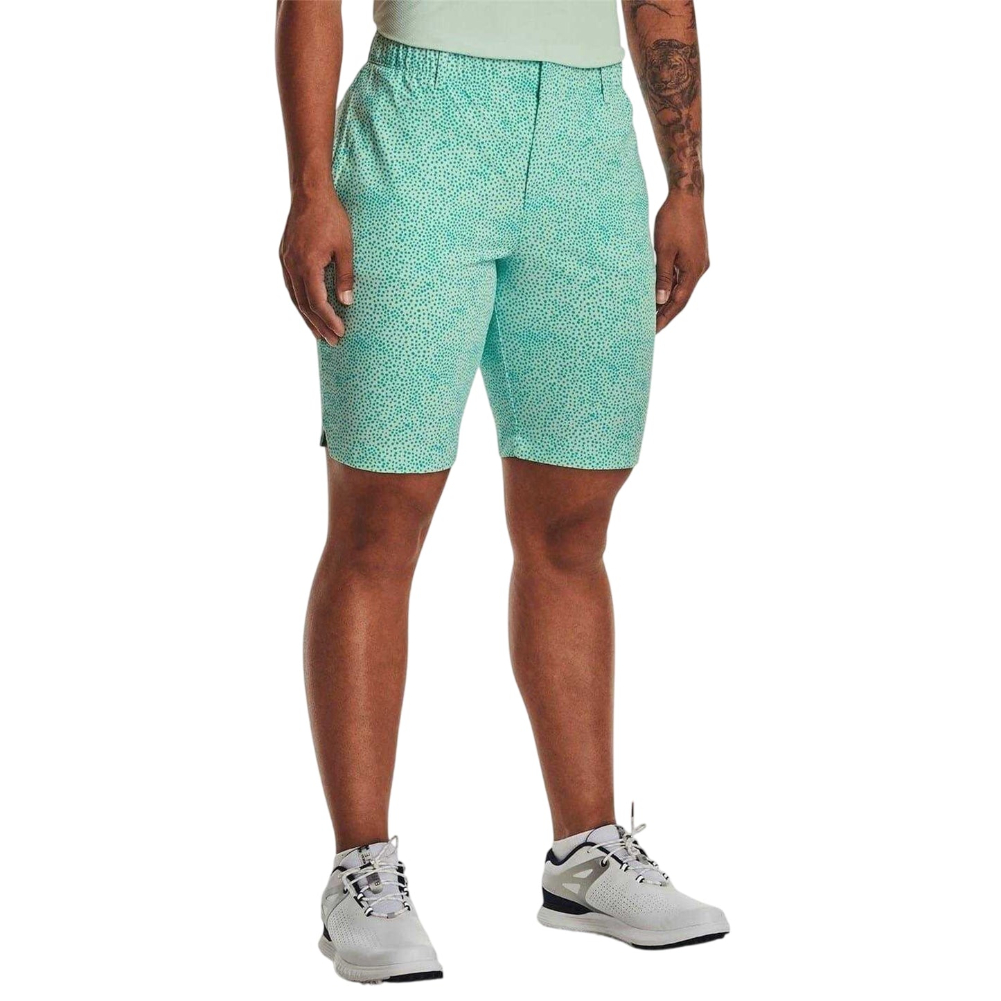 Green - Lifestyle - Under Armour Womens-Ladies Lightweight Golf Shorts