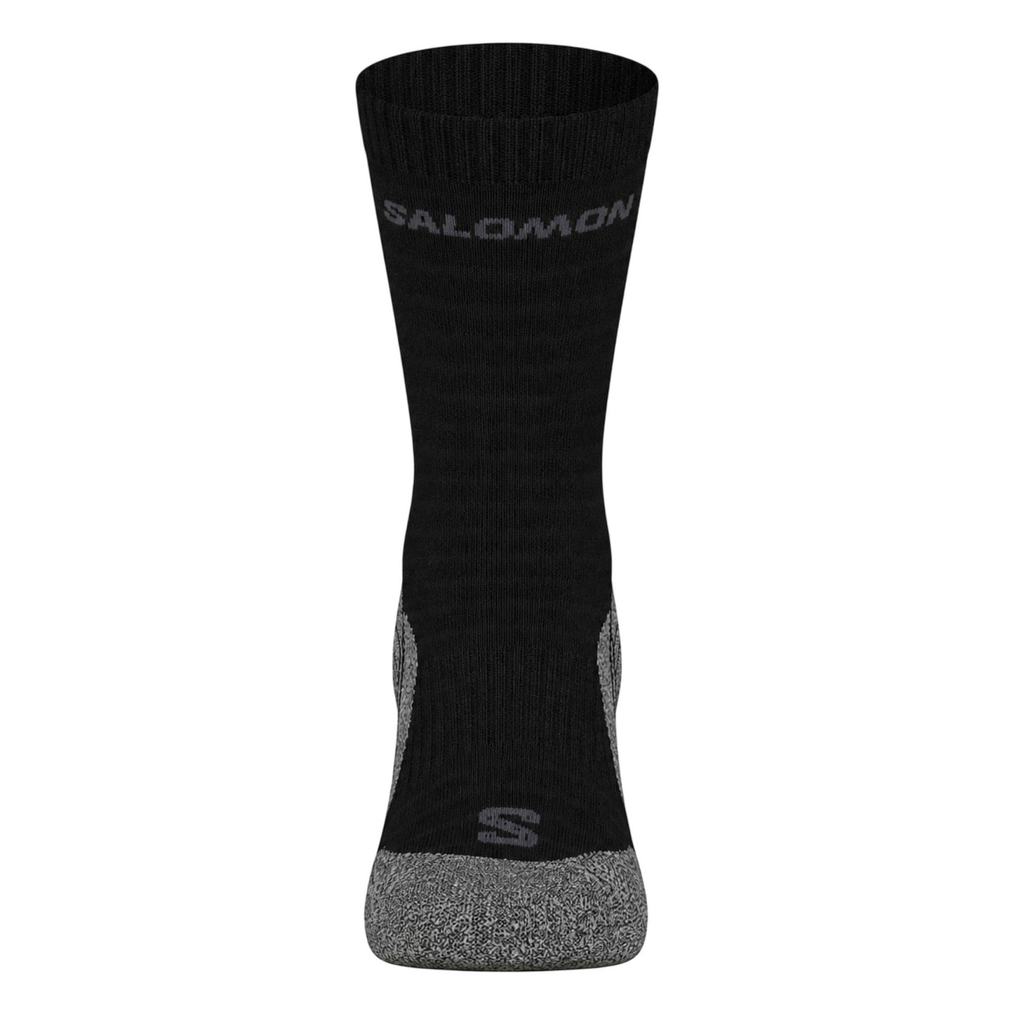Black-Grey - Back - Salomon Unisex Adult Ultra Access Boot Socks (Pack of 2)
