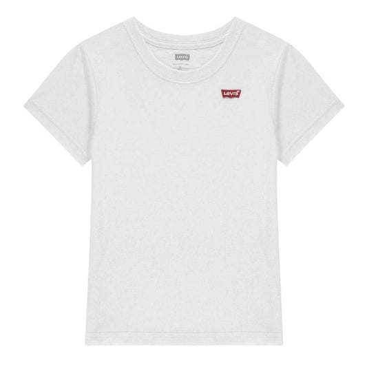 White - Front - Levis Boys Batwing Logo T-Shirt