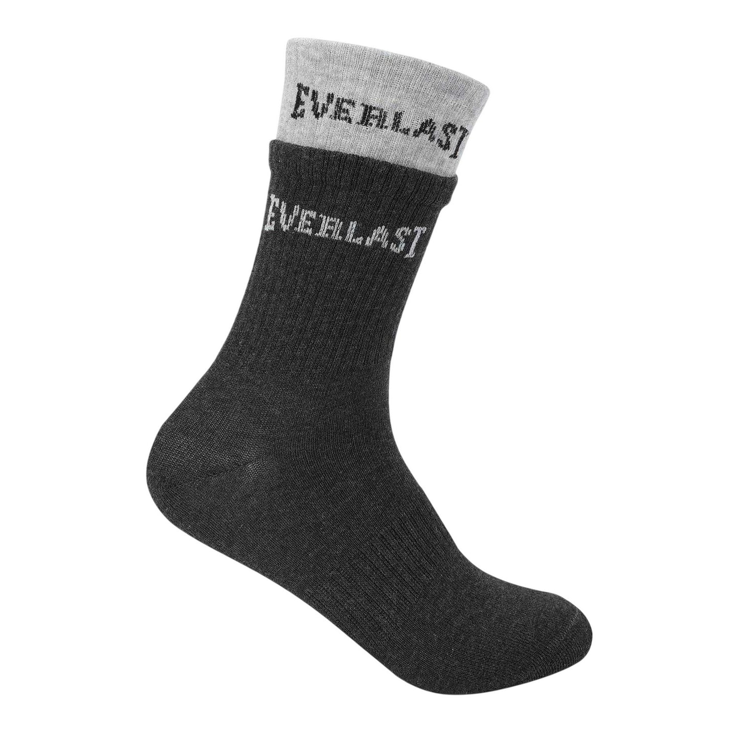 Multicoloured - Pack Shot - Everlast Mens Ribbed Crew Socks (Pack of 2)