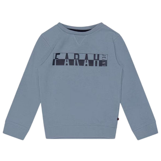 Blue - Front - Farah Boys Graphic Print Sweatshirt