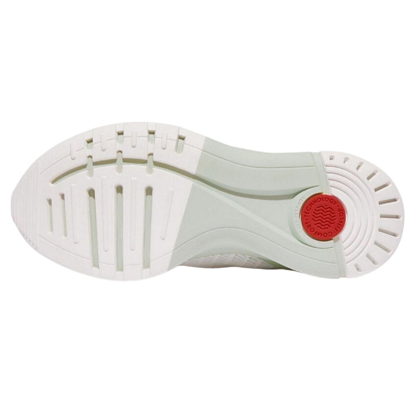 White - Side - FitFlop Unisex Adult Vitamin FFX Knitted Water Resistant Trainers