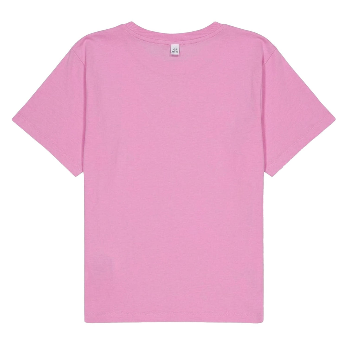 Pink - Back - Moschino Childrens-Kids Heart Regular T-Shirt