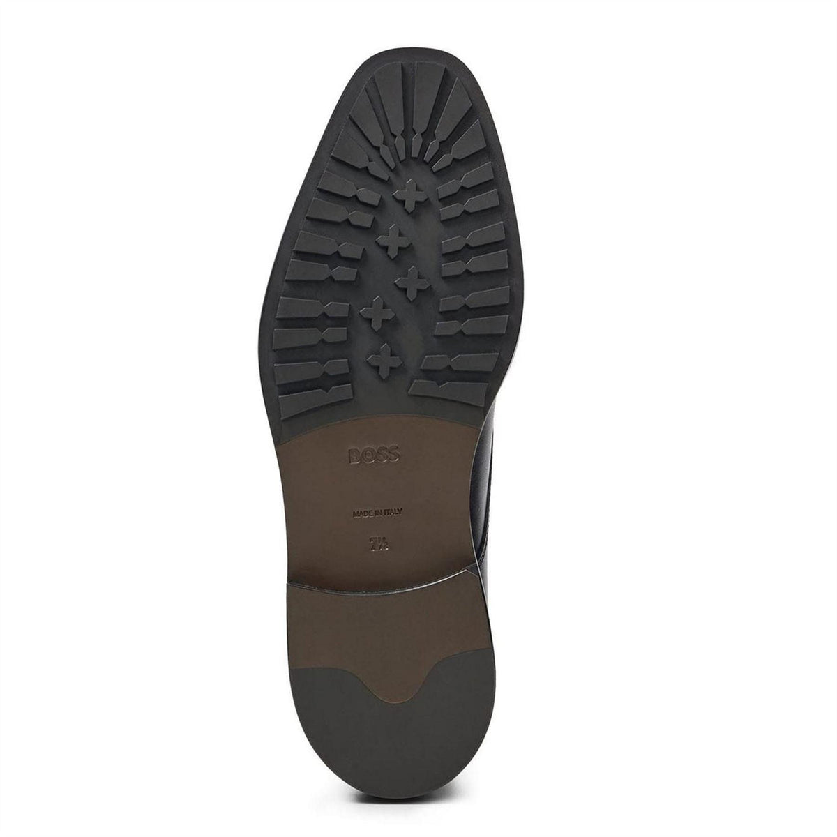 Black - Pack Shot - Boss Mens Leather Derby Shoes