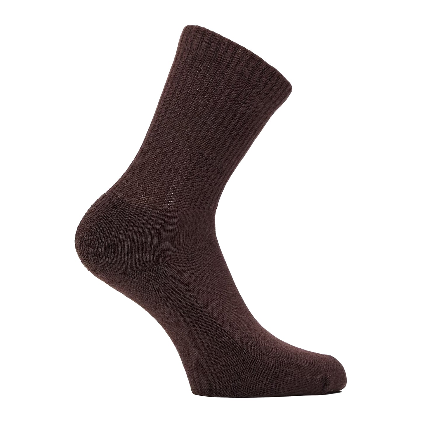 Chocolate - Back - 4th & Reckless Womens-Ladies Autumn Crew Socks