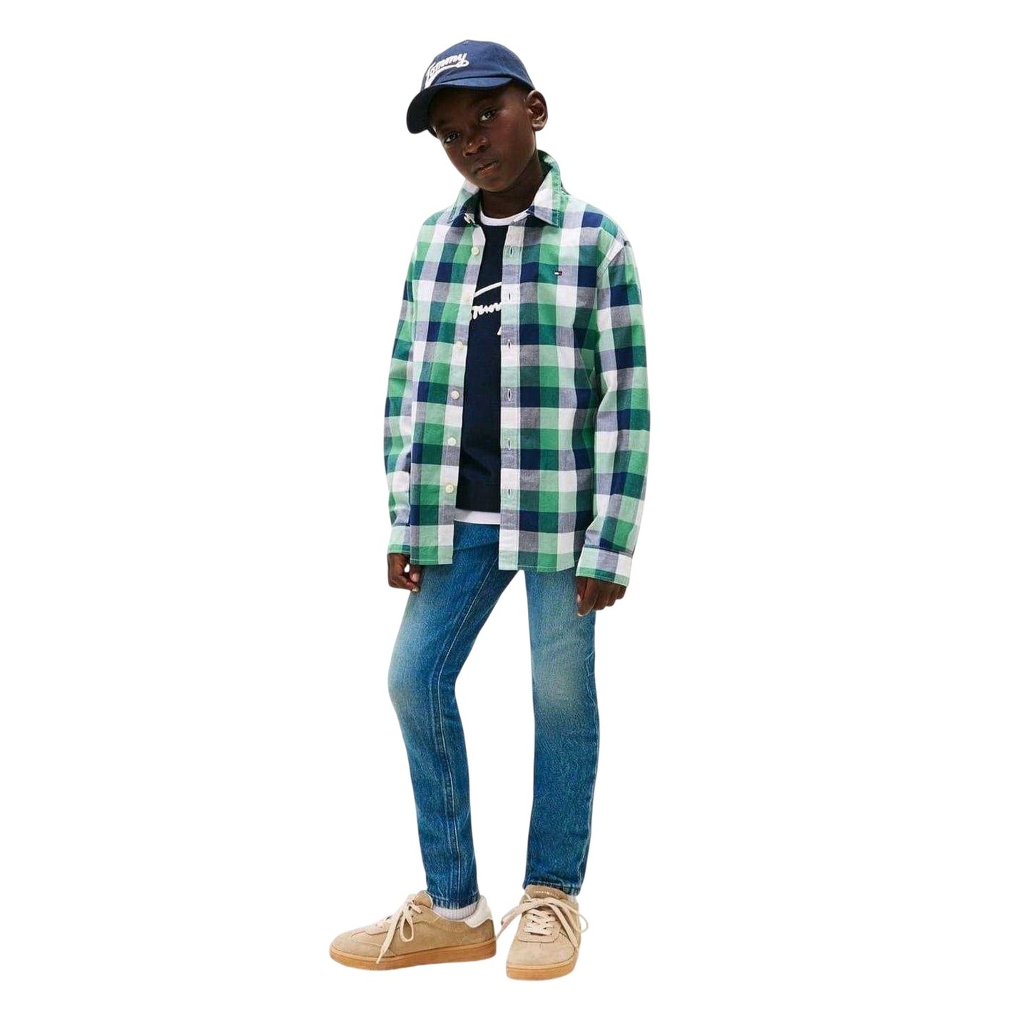 Mid Blue - Lifestyle - Tommy Hilfiger Boys Scanton 5 Pockets Jeans