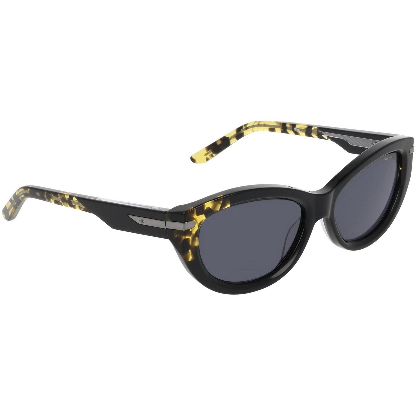 Black-Grey - Pack Shot - Nike Womens-Ladies Crescent Fawn Cat Eye Sunglasses