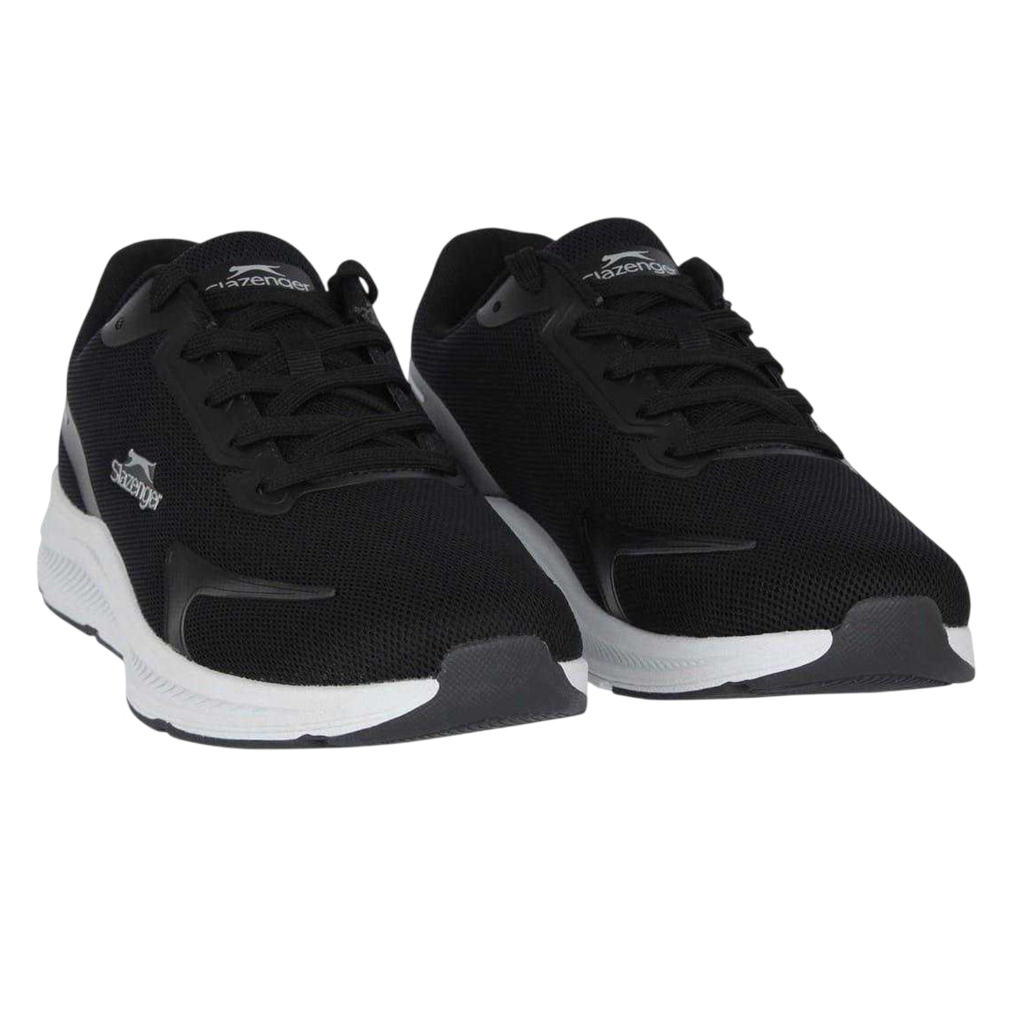 Black-White - Pack Shot - Slazenger Mens Assent Trainers