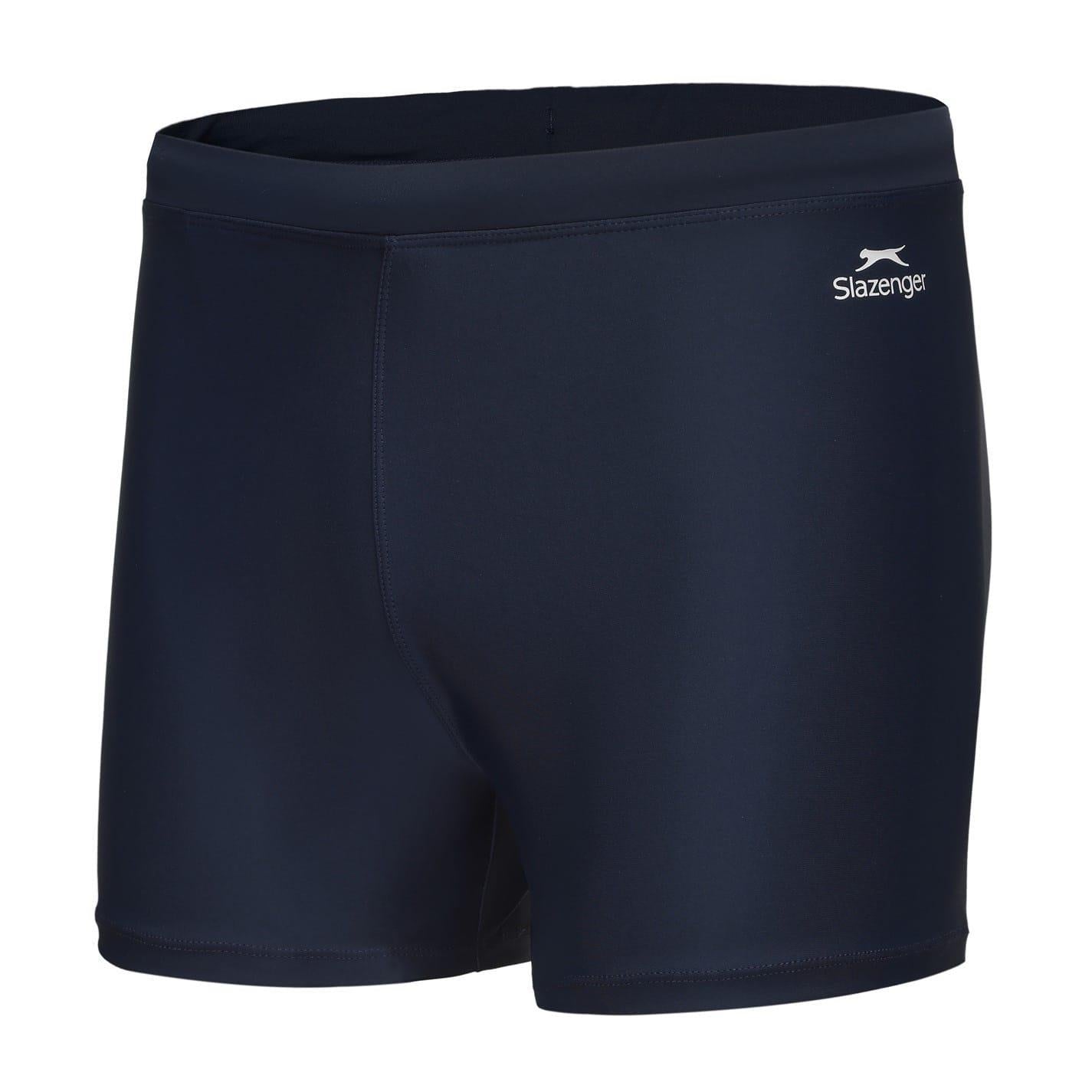 Navy - Side - Slazenger Mens Xtra Life Lycra Swimwear