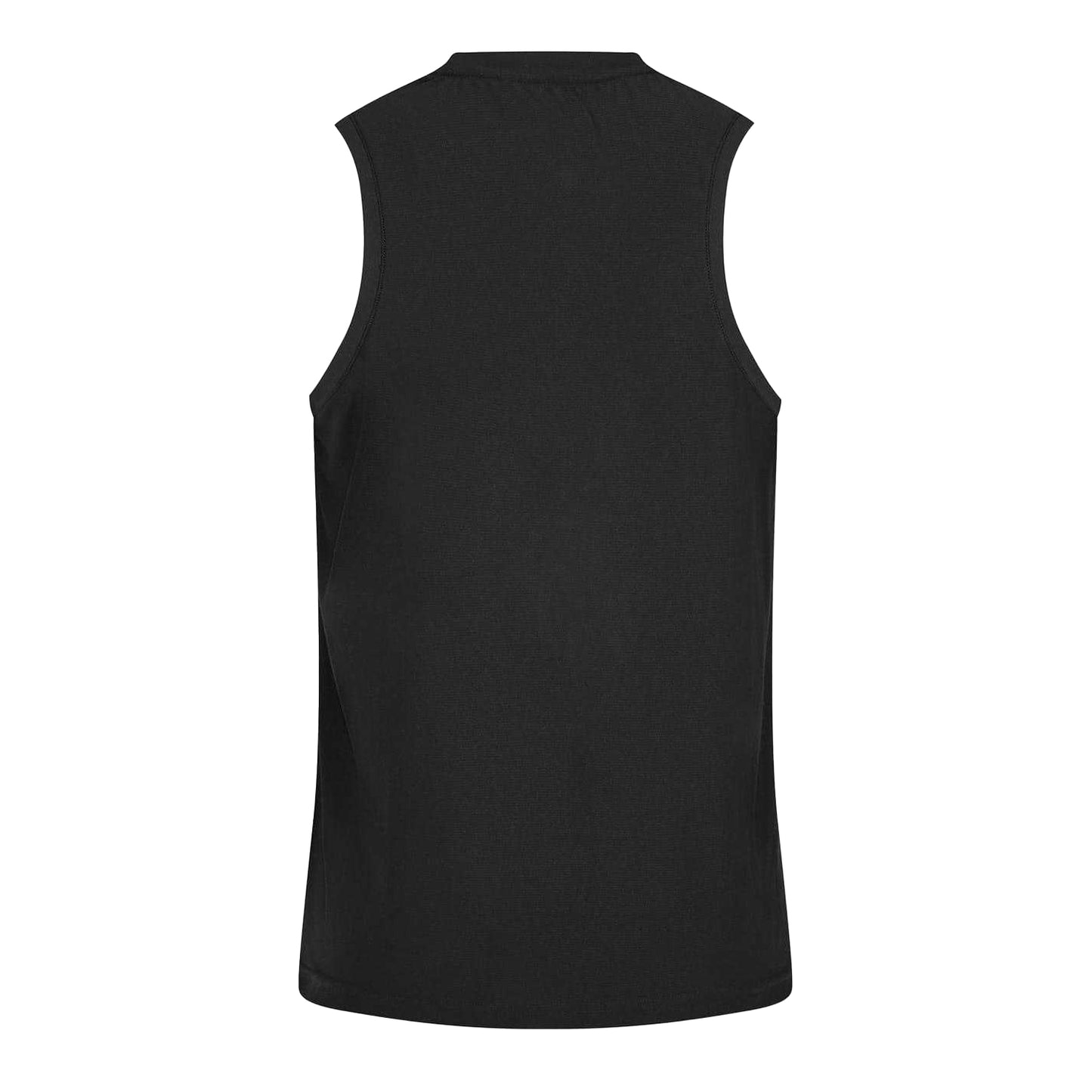 Black - Back - Everlast Mens Crew Neck Regular Vest Top
