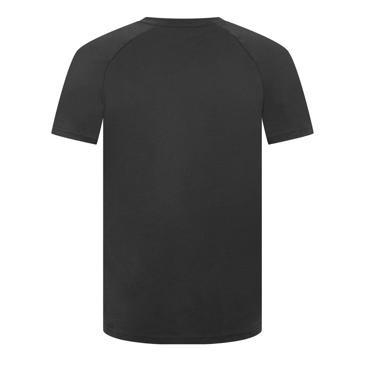 Charcoal - Back - Boss Mens Contrast Detail Logo Slim T-Shirt