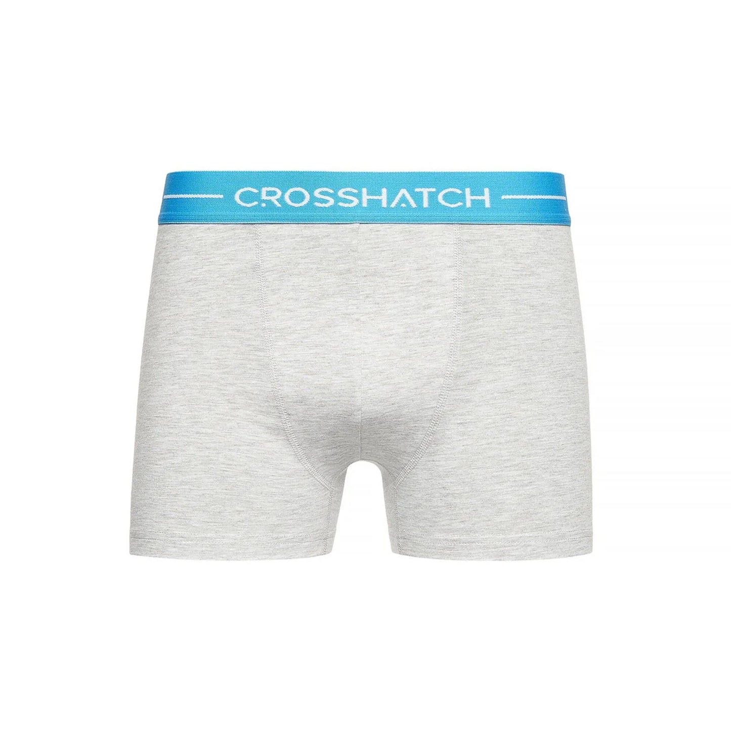 Grey - Close up - Crosshatch Mens Astral Boxer Shorts (Pack of 12)
