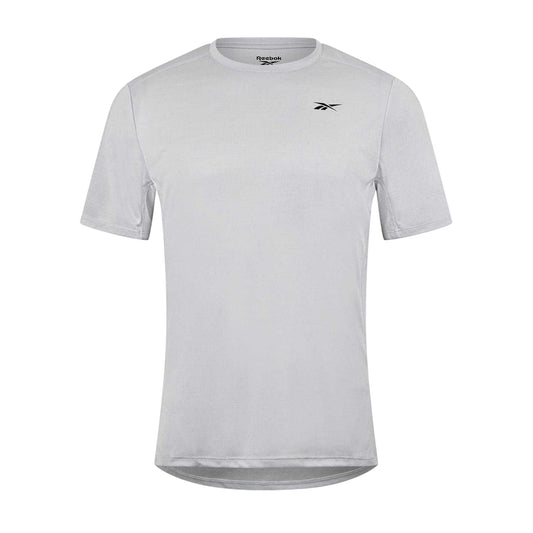 Grey - Front - Reebok Mens Crew Neck Regular T-Shirt