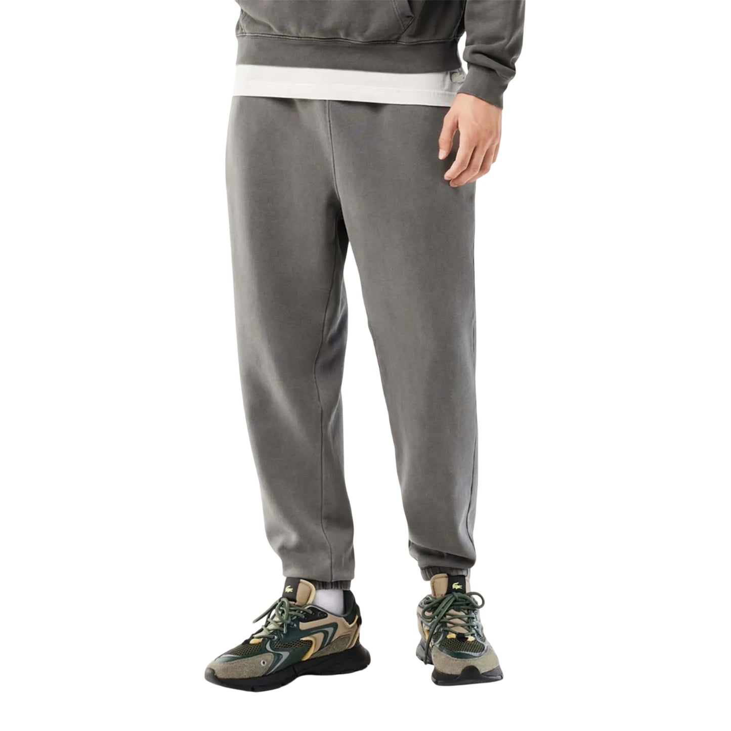 Grey - Lifestyle - Lacoste Unisex Adult Cotton Fleece Jogging Bottoms
