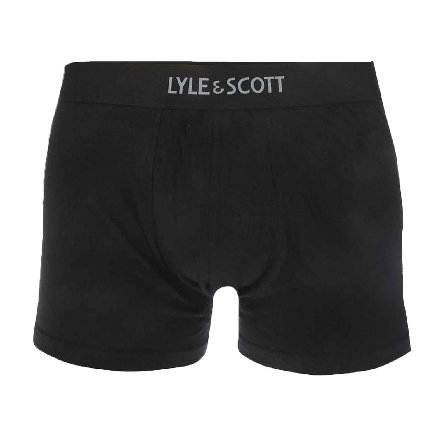 Black - Back - Lyle & Scott Mens Cotton Blend Boxer Shorts (Pack of 3)