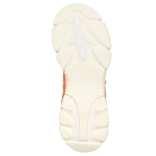 Orange - Back - Lacoste Unisex Adult L003 Neo Suede Trainers